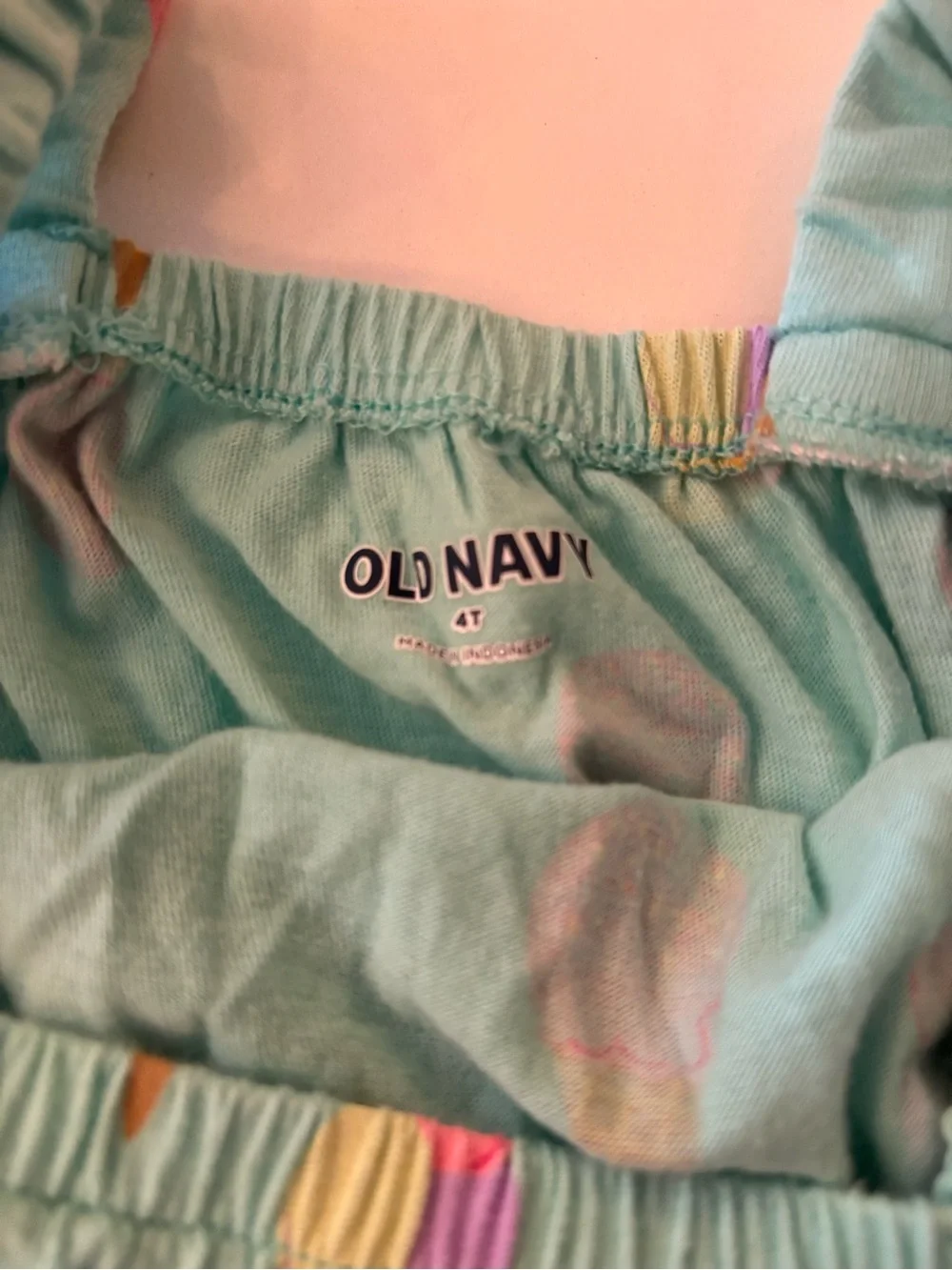 Toddler girls ice cream romper 4t